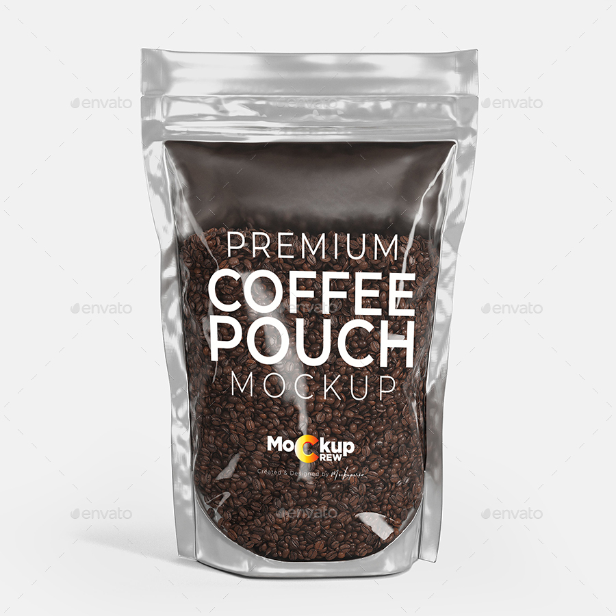 Premium Coffee Pouch Mockup Graphics Graphicriver